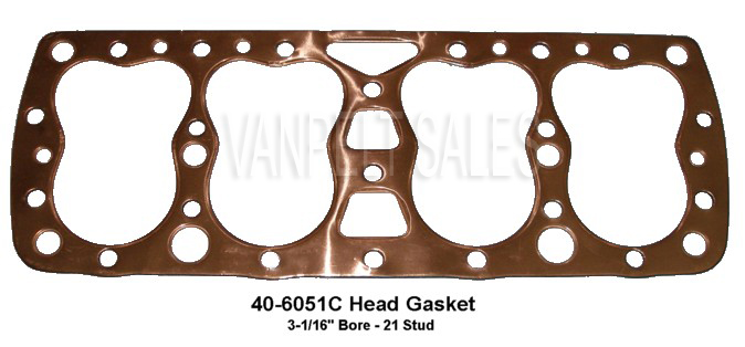 1947-1951 FORD 6 Cyl Head Gasket 226 95HP Engine 7HA-6051 Pass & Truck 48 49 50 