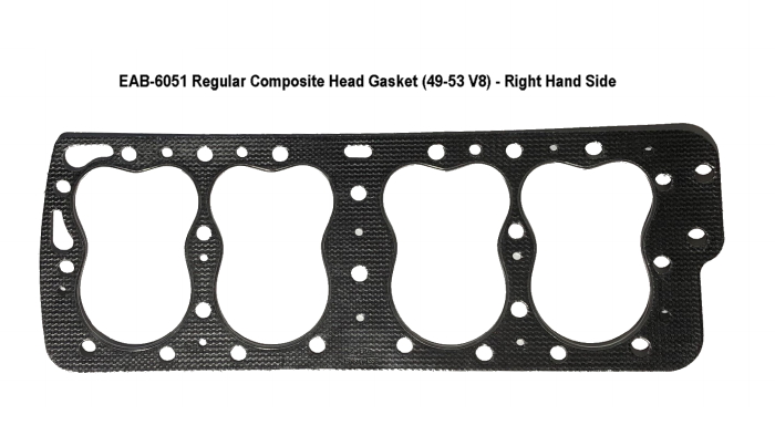 Steel Clad Flathead V8 90 & 95 & 100 HP 24 Stud MACs Auto Parts 32-15958 Head Gasket 