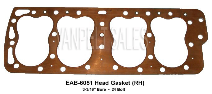 Best Brand GraphTite Head Gaskets (Pair) For 1946-48 Ford 24-Stud Flathead - 59A-6051