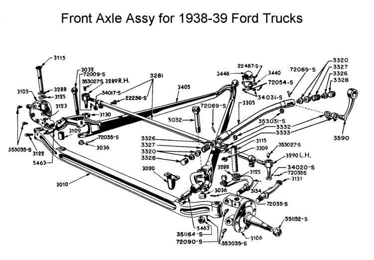 1940 Ford front axle dimensions #6