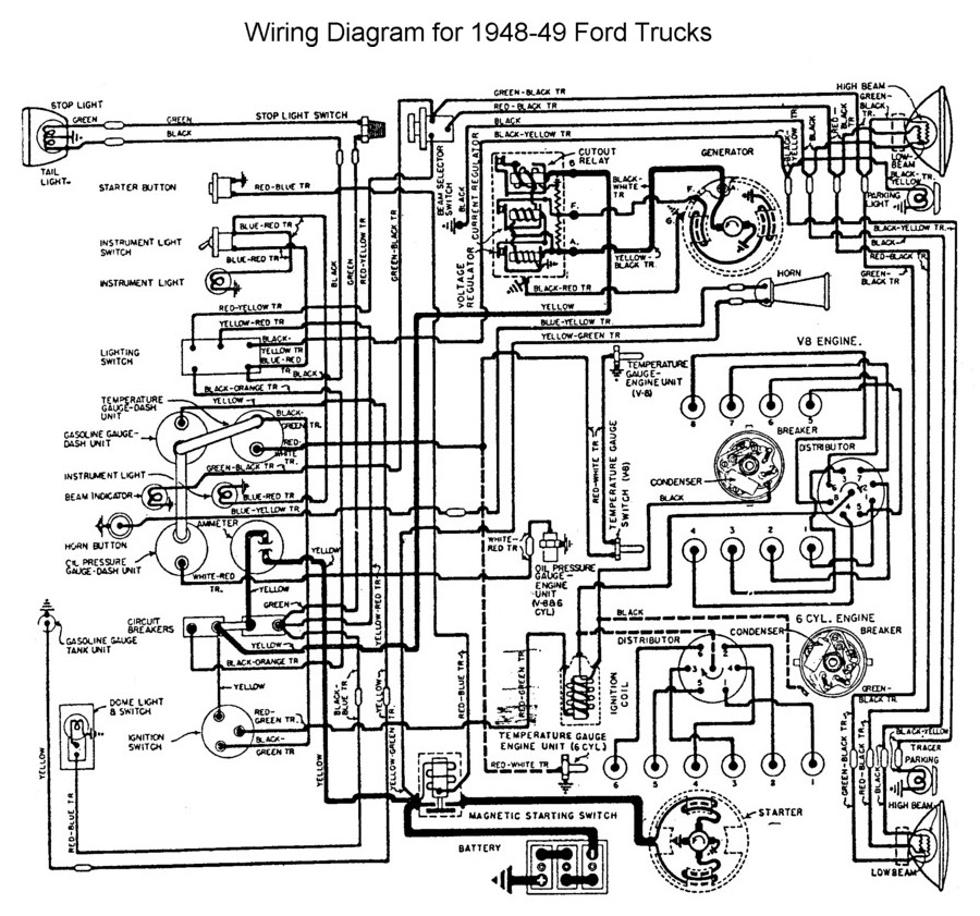 1950 Ford Cluster Wiring - Ford Truck Enthusiasts Forums