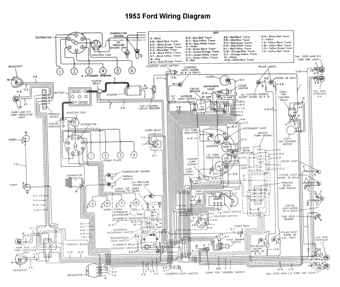 1973 ford truck ignition switch wiring