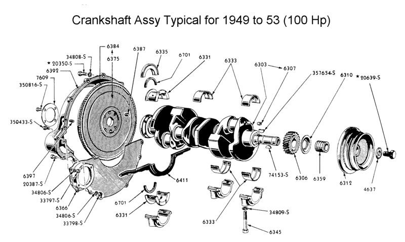 Flathead ford crankshaft