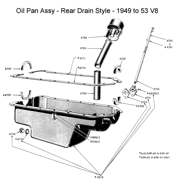 MACs Auto Parts 48-19637 Pickup Truck Front Oil Seal Kit 239 Flathead V8 