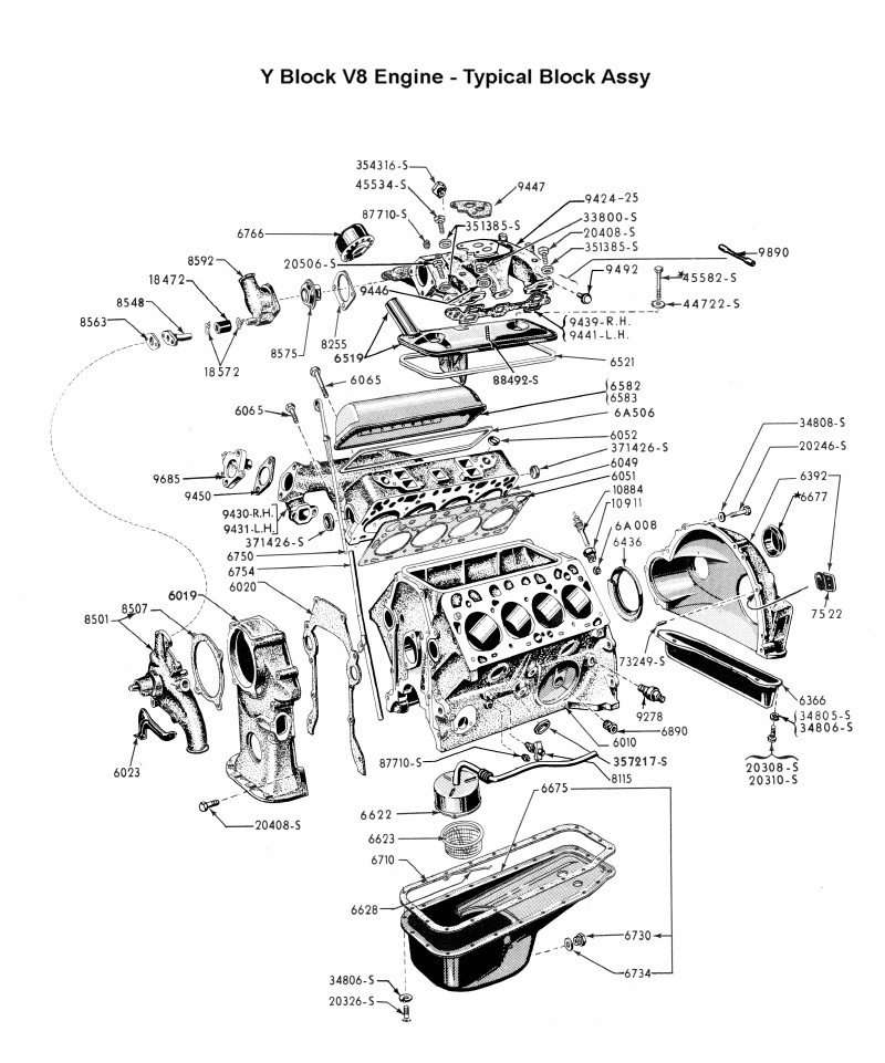 Flathead Parts Drawings