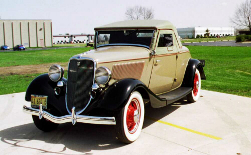 1933 ford roadster. Flathead Model ID 1933