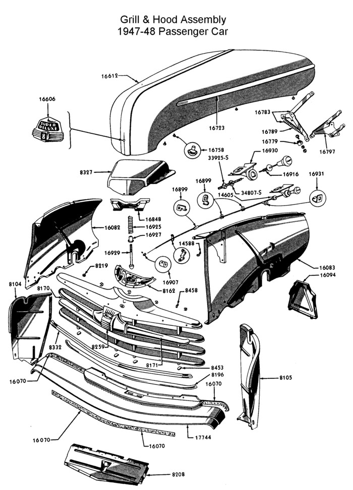 1947 ford radiator support bracket mount - Hot Rod Forum : Hotrodders